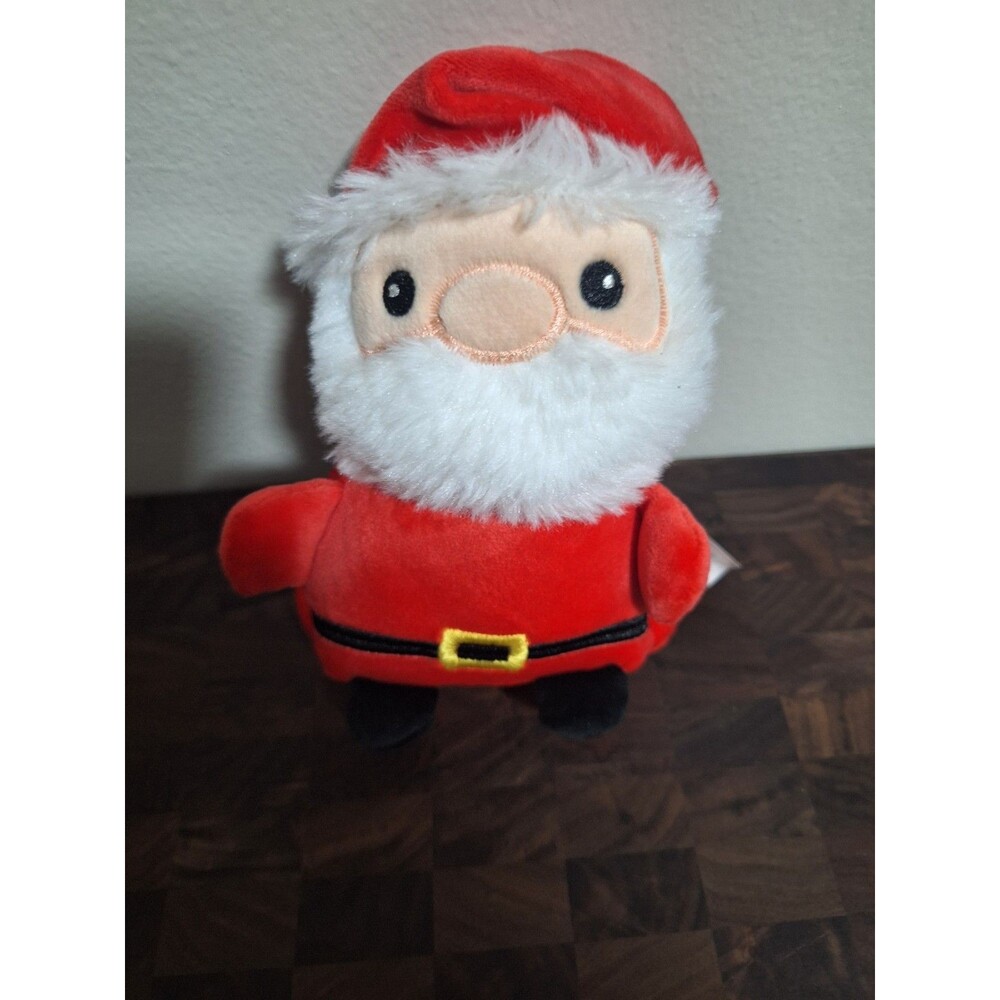 Greenbrier Mini Santa Plush Stuffed Animal Toy Red Suit Christmas Ornament